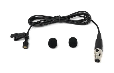 J&P Lavalier Lapel Microphone for AKG/Samson Wireless Bodypack Transmitters