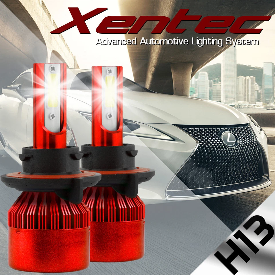 H13 9008 LED Headlight Bulb For Ford F150 2004-2012 Hi/L Beam Lamp 900W 135000LM - Image 1 of 1