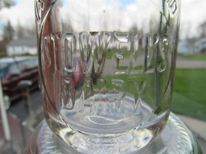 TREQP Milchflasche E C Stowell Stowell's Dairy Farm Leroy Le Roy NY GENESEE CO 35 - Bild 1 von 2