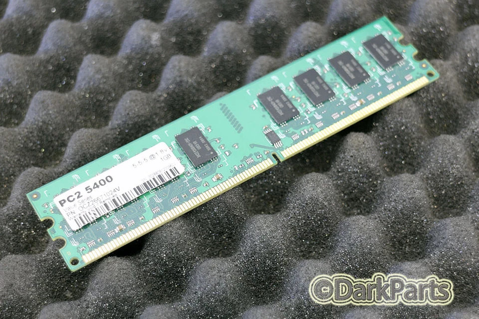OCZ OCZ26671024V 1GB PC2-5300 667MHz Memory RAM - Image 1 of 1