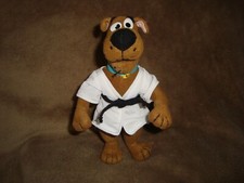 Scooby-Doo Karate white jacket black belt plush Cartoon Network Equity 7.5" tall