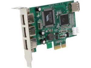 StarTech PEXUSB4DP 4 Port PCI Express Low Profile High Speed USB Card - PCIe USB - Picture 1 of 5