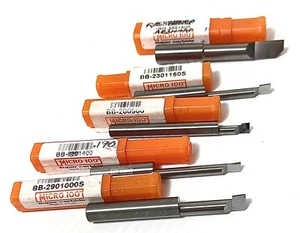 5 Micro 100 Solid Carbide Boring Bars.See Description - Picture 1 of 4