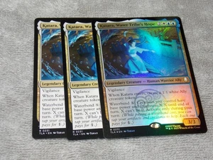 MTG Katara, Water Tribe's Hope x3 Rare Avatar: The Last Airbender NM FOIL x1 - Picture 1 of 1