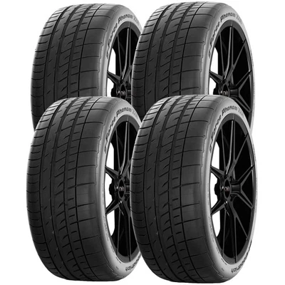 (QTY 4) 255/40R18 BFG g-Force Phenom T/A 99Y XL Black Wall Tires - Image 1 of 4