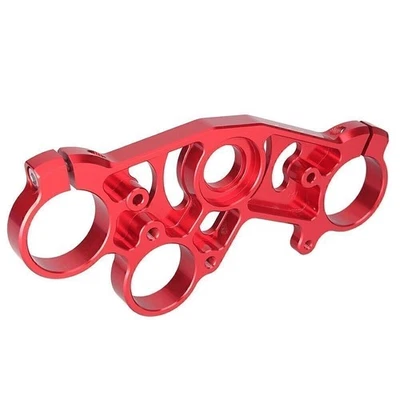 Abrazadera superior delantera triple árbol roja para Yamaha YZF R1 2004 2005 2006 Foto 1 de 4