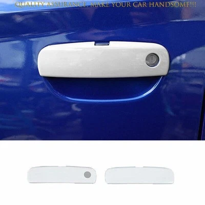 Cubierta de manija de puerta lateral exterior blanco nacarado para Dodge Challenger 2015-2023 Foto 1 de 4