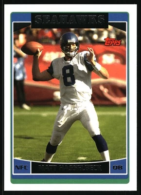 2006 Topps #213 Matt Hasselbeck Seattle Seahawks - Image 1 of 2