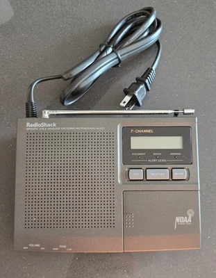 Radio Shack 12-250 Digital 7 Channel Desktop NOAA Weather Radio Alert System - Image 1 of 4