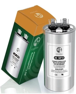 Jocosa Air Conditioning Compressor Heat Pump Pool Capacitor 40MFD 40 + 5MFD - Picture 1 of 8
