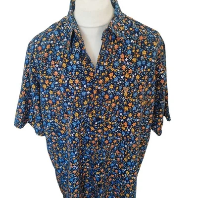 Camisa masculina Guiness bolso floral manga curta GG  - Imagem 1 de 4