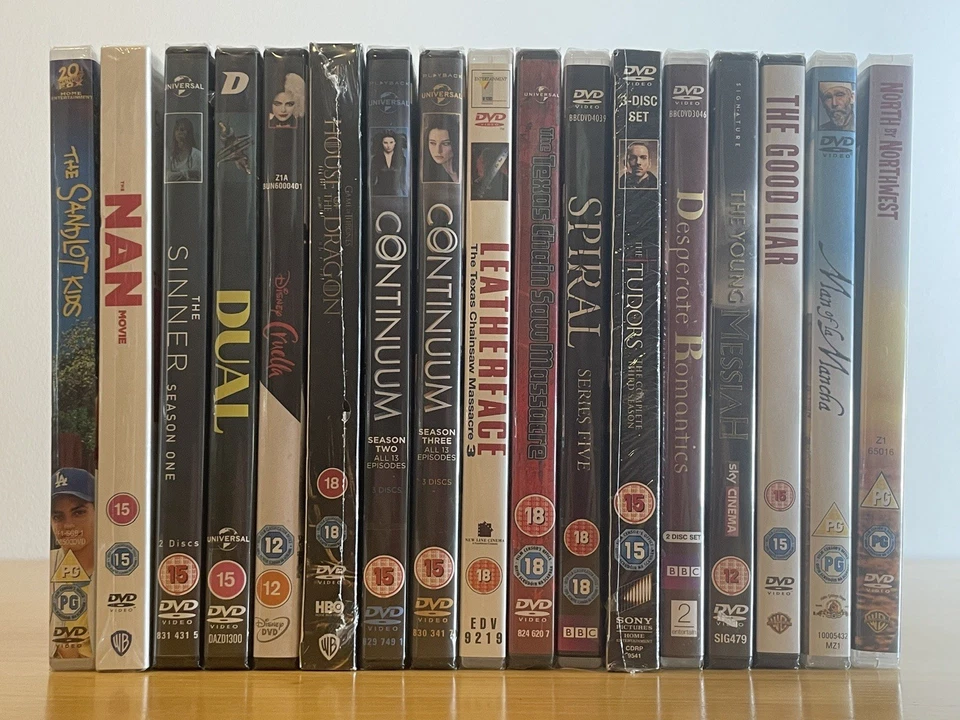 Brand New Sealed Movie & TV Series Mixed Dvd Assortment - Image 1 of 1