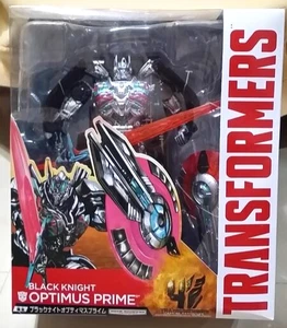 Takara Tomy Transformers Black Knight Optimus Prime Action Figure New In Hand - Picture 1 of 7