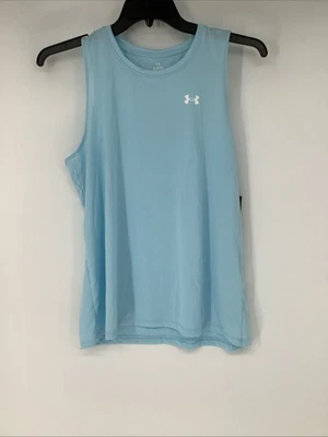 Under Armour Woman’s M Light Blue Lightweight Loose Fit Tech Tank T36 - Image 1 of 4