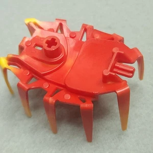 LEGO Hero Factory Rojo 87825pb01 Escudo Armadura con Picos con Patrón Amarillo Genuino - Imagen 1 de 4
