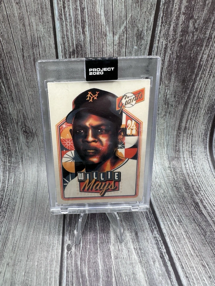 Topps Project 2020 #365 Willie Mays New York Baseball Giants - Matt Taylor HOF - Image 1 of 4