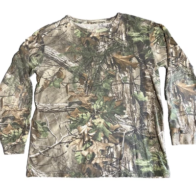 Red Head Shirt Men's Large Camouflage Hunting Long Sleeve Lightweight Layers - Image 1 of 4