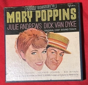 Walt Disney's Mary Poppins Original Cast Sound Track Reel To Reel - Imagen 1 de 3