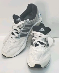  Adidas Supernova Sequence 6 /Mens Size 9 White,Silver,Black  - Picture 1 of 8