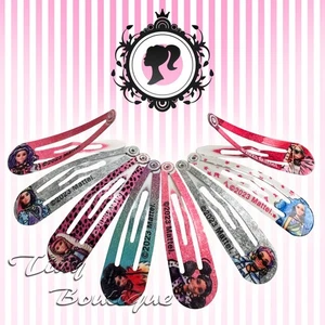 Juego de pinzas para el cabello a presión Barbie para niñas 8 piezas - Imagen 1 de 6