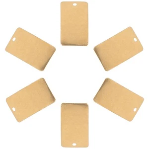 25 Pcs Copper Sheet Label Brass Plates for Diy Crafting Sheeting - Imagen 1 de 12