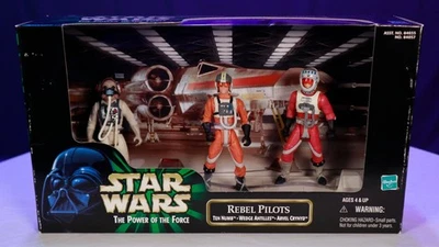 Rebel Pilots 3 Pack 1999 STAR WARS Power of the Force Sealed - Image 1 of 4