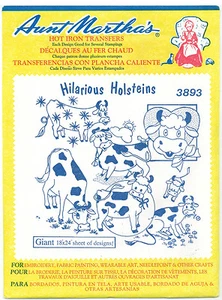 Hilarious Holsteins **RETIRED** Aunt Martha's Transfer - Picture 1 of 1