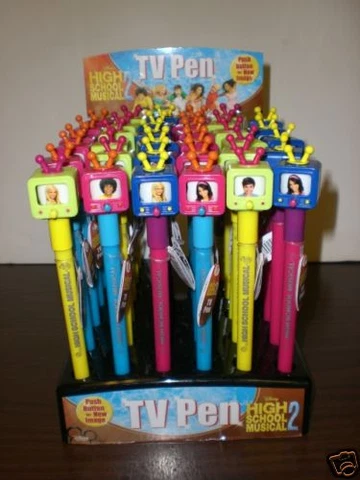 36 Asst High School Musical 2 TV Image Pens In Display Cover
