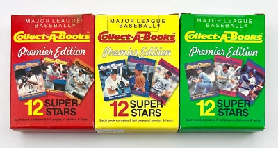 1990 MLB Collect A Books Complete Set Ken Griffey Jr Nolan Ryan Ozzie Smith - Image 1 of 4