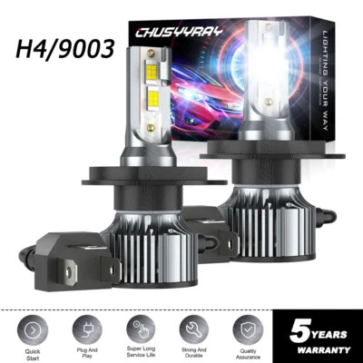 2PC FIT TOYOTA T100 1993-1998 9003 H4 Headlight High/Low Beam Bulbs white 6500K - Image 1 of 4