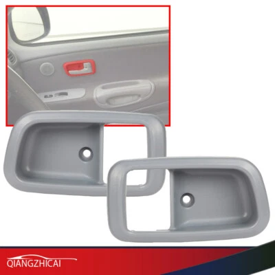 Inside Inner Door Handle Trim Fit For 2000-2006 Toyota Tundra Front Blue 2PC — 第 1/4 张图片