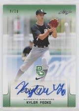 2017 Leaf Perfect Game National Showcase Green /10 Kyler Fedko #BA-KF2 Auto