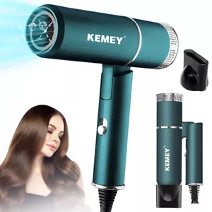 Profi Haartrockner Ionen Föhn 1000W Schnelles Trocknen Faltbarer Fön Hair Dryer - Bild 1 von 18