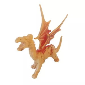 Yellow And Red Vintage Winged Dragon 3.5" | Chinasaur  - Picture 1 of 9
