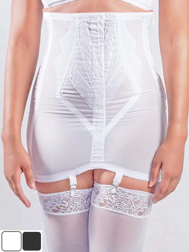 Plus Size 2X-8X Extra Firm Girdle Black or White Womens Shapewear  - Image 1 of 4