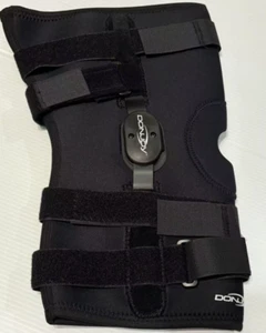 DONJOY Drytex Flexion Hinged Wrap Around Knee Brace Unisex Adult Black XL - Picture 1 of 6