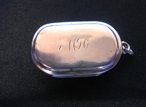 Rare Antique Silver Vinaigrette Dated 1810 George 111 by Silversmith John Shaw - Picture 1 of 10