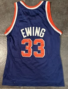 New York Knicks Patrick Ewing Vintage Champion Jersey Size 36 - Picture 1 of 7