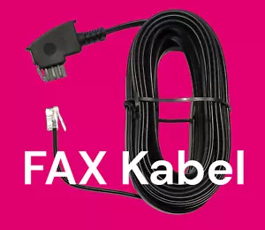 FAX-Kabel für BROTHER Faxgerät & MFC Drucker, Multifunktionsgerät, 6m TAE-N - Bild 1 von 3