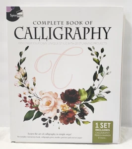 Complete Book of Calligraphy by Spice Box 2020 w/pens paper, etc #12858 - Picture 1 of 17