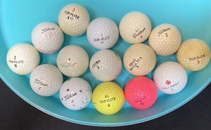 15 Golfbälle Top-Flite Titleist Maxfli Ultra Flying Lady - Bild 1 von 9