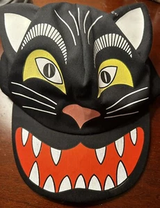 Cappello Vintage Bambino Halloween Spaventato Gatto Glow N Dark  - Foto 1 di 4