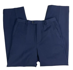 VTG YSL Yves Saint Laurent WOOL Sportswear Trousers Blue Mens 27X27 Petite Short - Picture 1 of 9