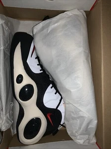 Nike Zoom Flight 95 White/Red/Orange Basketball Shoes DX3955-100 Men's Size 11 - Picture 1 of 9