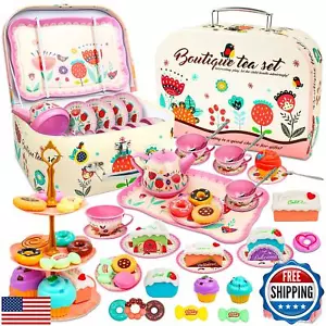 SMILESSKIDDO 46PCS Tea Party Set for Little Girls - Princess Tea Party Set,Ki - Picture 1 of 5