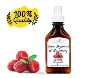 100% Organic Pure Raspberry Hydrosol (Hydrolat), Flower Water, Phytotherapy. Bio - Picture 1 of 1