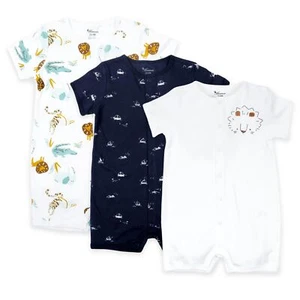 Baby Infant Boys Short Sleeve Rompers Jumpsuits Cotton Summer Clothes for Tod... - Picture 1 of 5