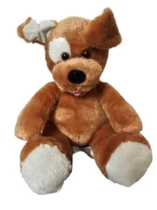 Build A Bear Brown Sugar Puppy White Circle Around One Eye Plush Stuffed  - Picture 1 of 6