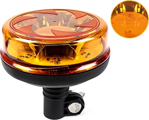 Luce Di Segnalazione Ambra a LED, 16Leds 12/24V Lampada Lampeggiante Arancione 4 - Foto 1 di 11