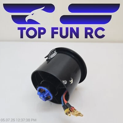 74 MM 5 blade Fan W/brushless Outrunner Motor.  Unit Trimmed for fit - Image 1 of 2